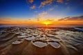 Sunset at La Jolla Beach, San Diego.